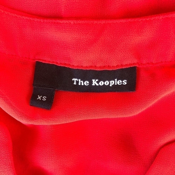 The Kooples Boho Tie Silk Top - Picture 7 of 10